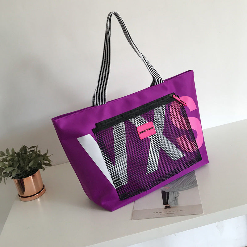 Trendy Waterproof Tote Beach Bag