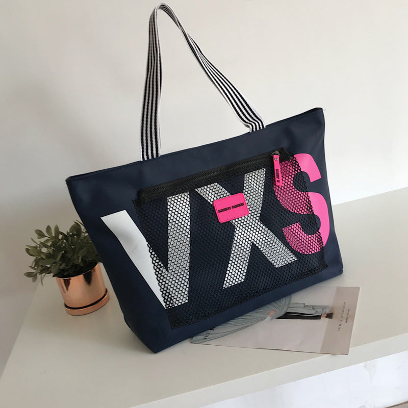 Trendy Waterproof Tote Beach Bag