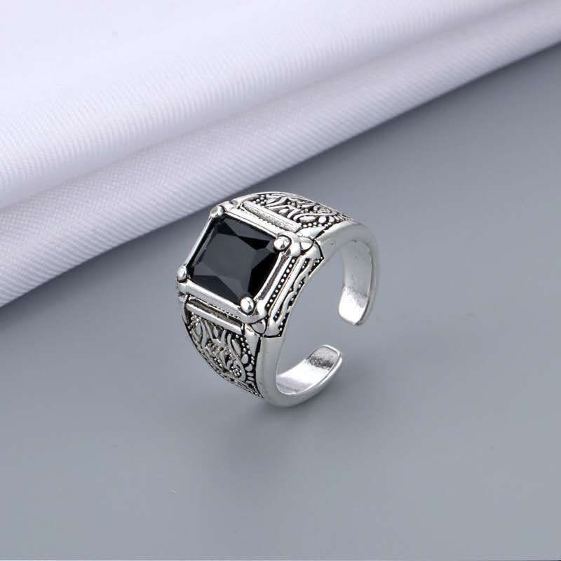 Crystal Men Ring Original Jewelry For Man Birthday Gift Never Fade Cheap